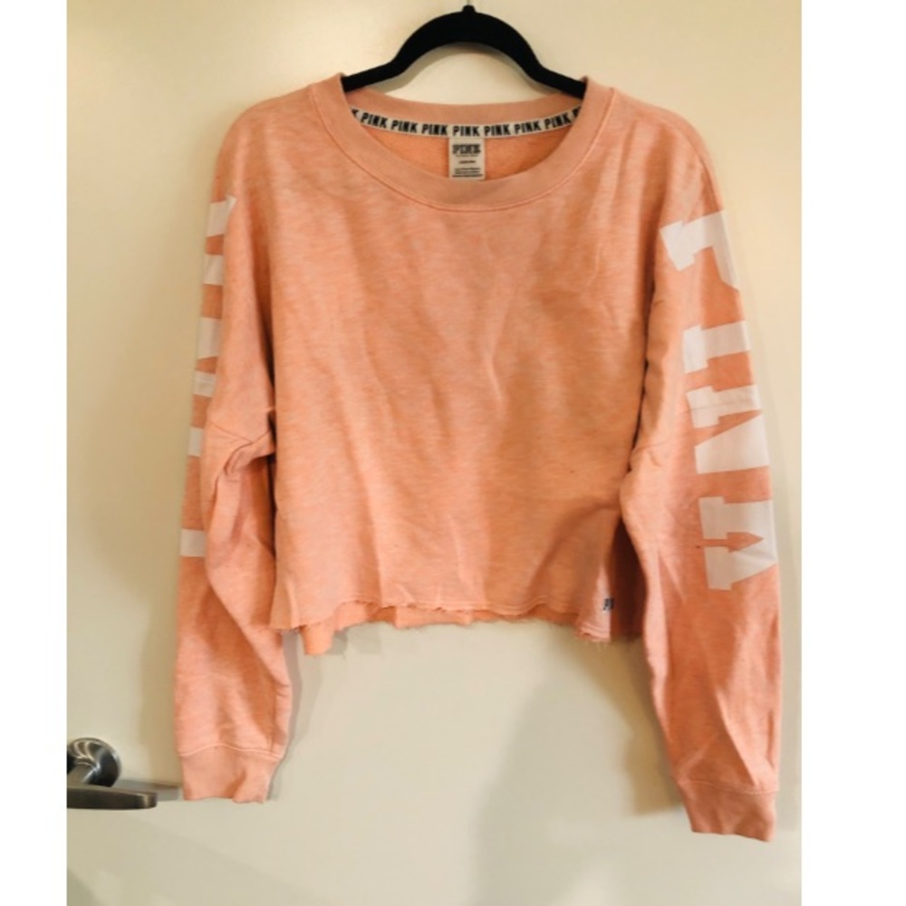 Pink - Cropped Sweatshirt